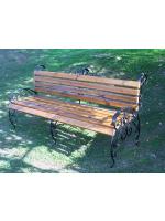 кованая скамейка